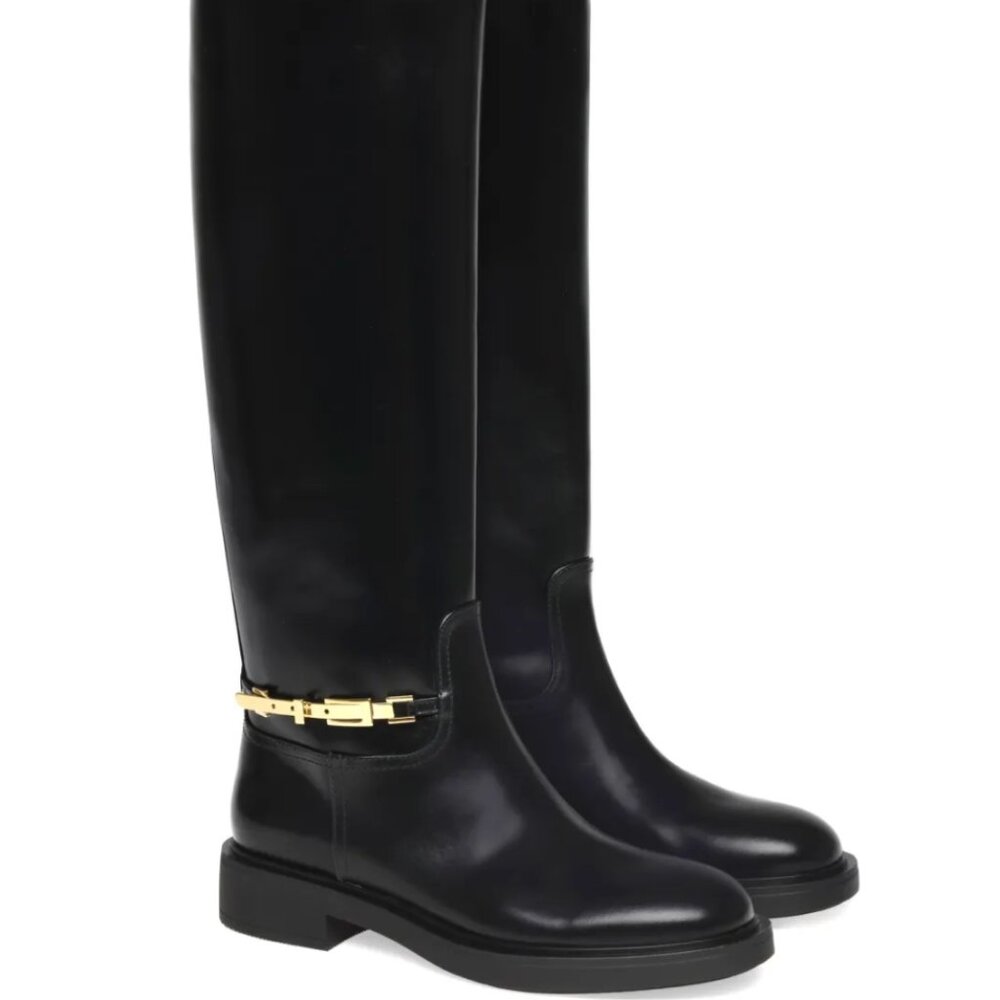 NEW! Gianvito Rossi Martine Riding Boots